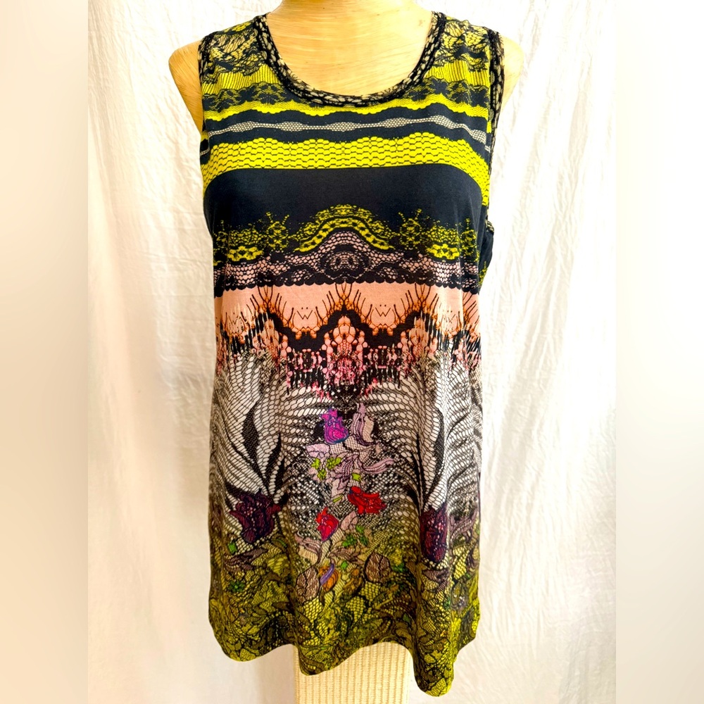 FUZZI Multicolor Sleeveless Top